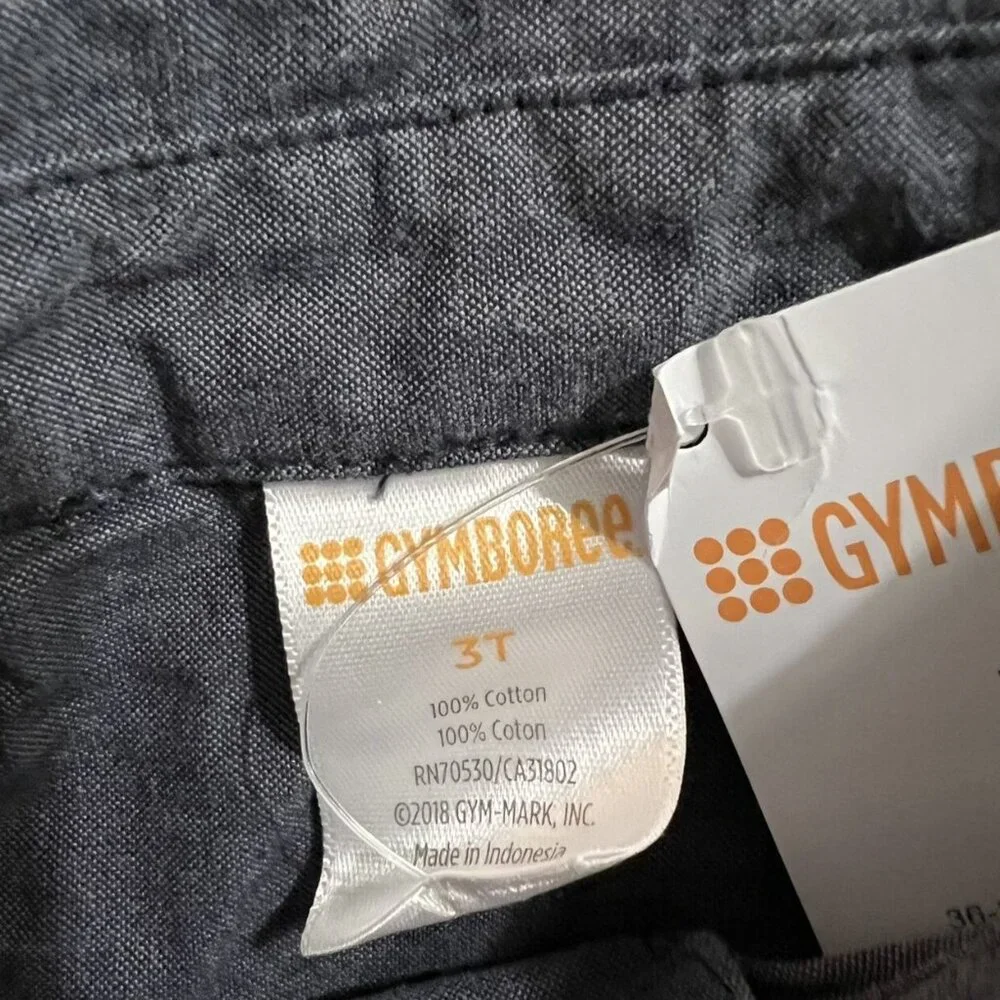 NEW Gymboree 3T Button Down Dress Shirt